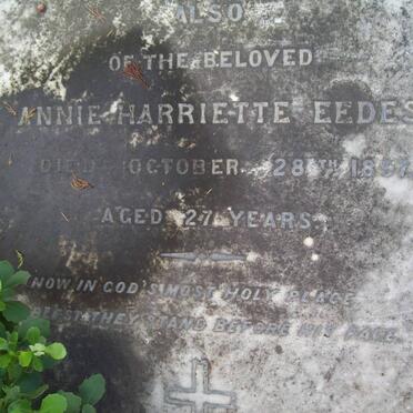 EEDES Annie Harriette -1897