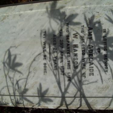 HANSON Amy Adelaide -1897