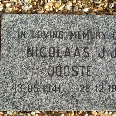 JOOSTE Nicolaas J.J. 1941-1995