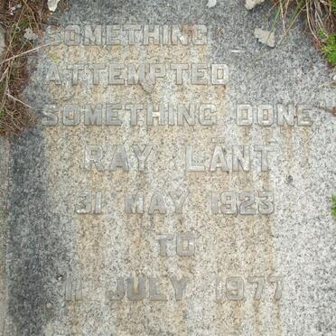 LANT Ray 1923-1977