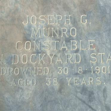MUNRO Joseph G. -1901
