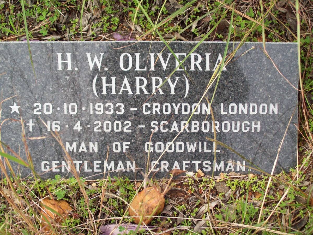 OLIVERIA H.W. 1933-2002