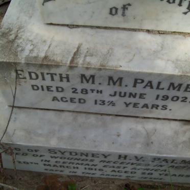 PALMER Edith M.M. -1902