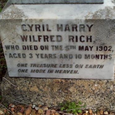 RICH Cyril Harry Wilfred -1902