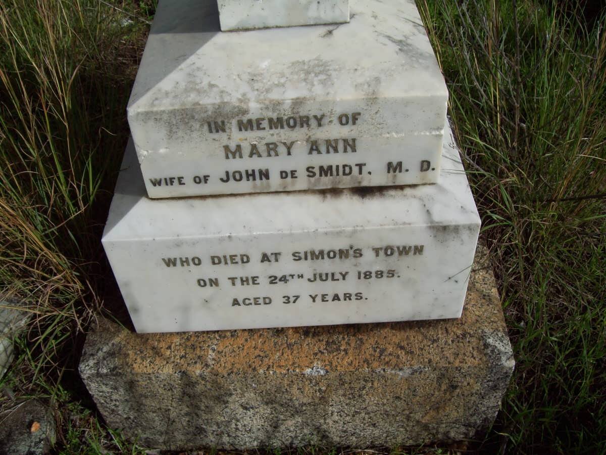 SMIDT Mary Ann, de -1885