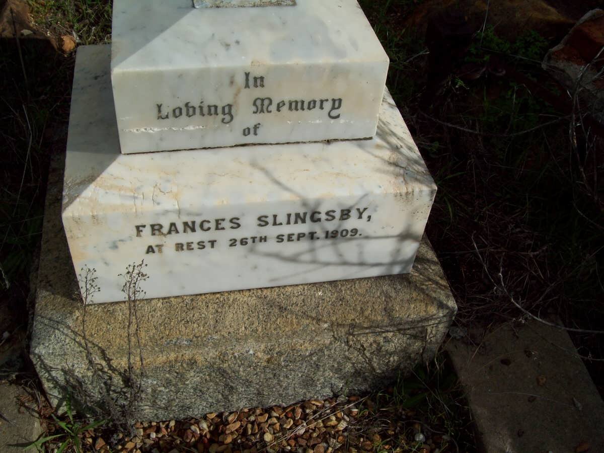 SLINGSBY Frances -1909