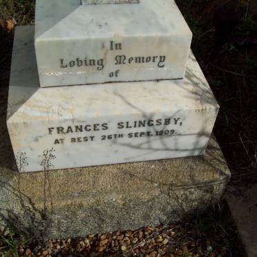 SLINGSBY Frances -1909