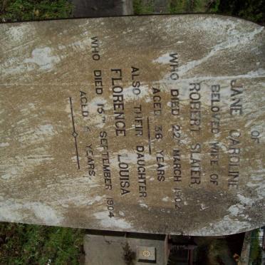 SLATER Jane Caroline -1902 :: SLATER Florence Louisa -1904