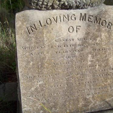 SEAGER Ernest -1894 :: SEAGER Nellie -1896