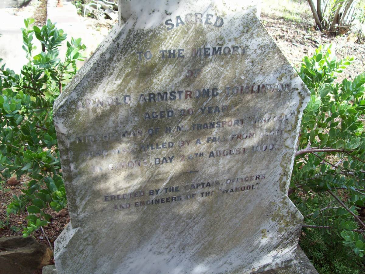 TOMLINSON Arnold Armstrong -1900