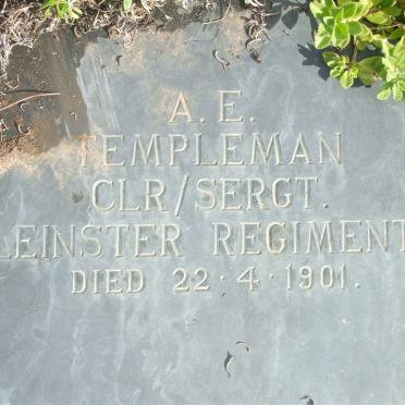 TEMPLEMAN A.E. -1901