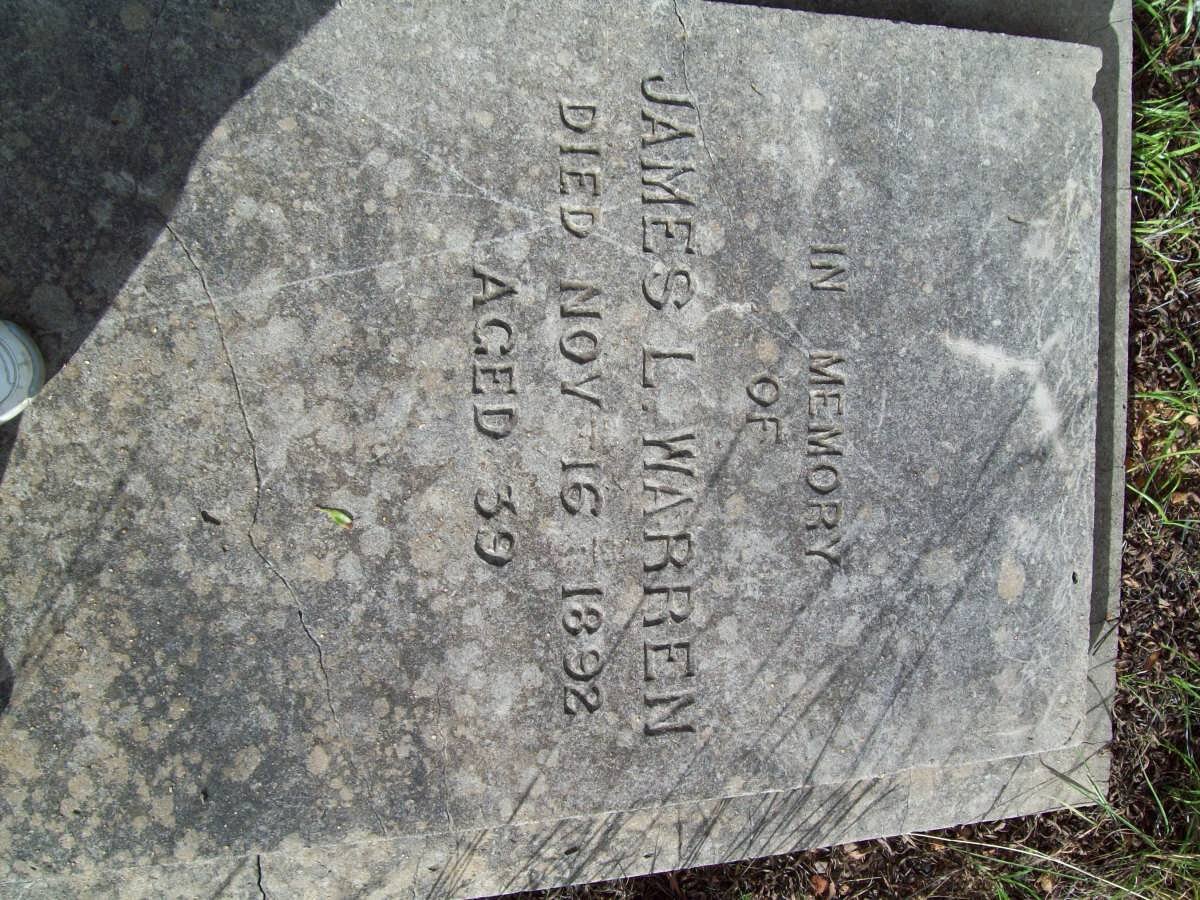 WARREN James L. -1892