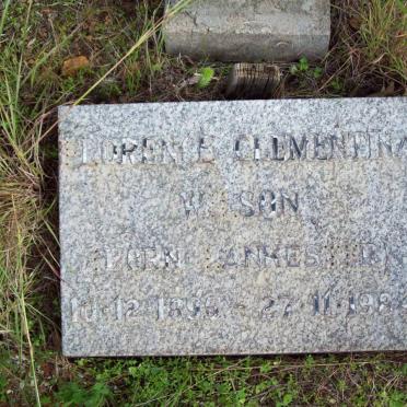 WILSON Florence Clementina nee LANKESTER 1896-1984