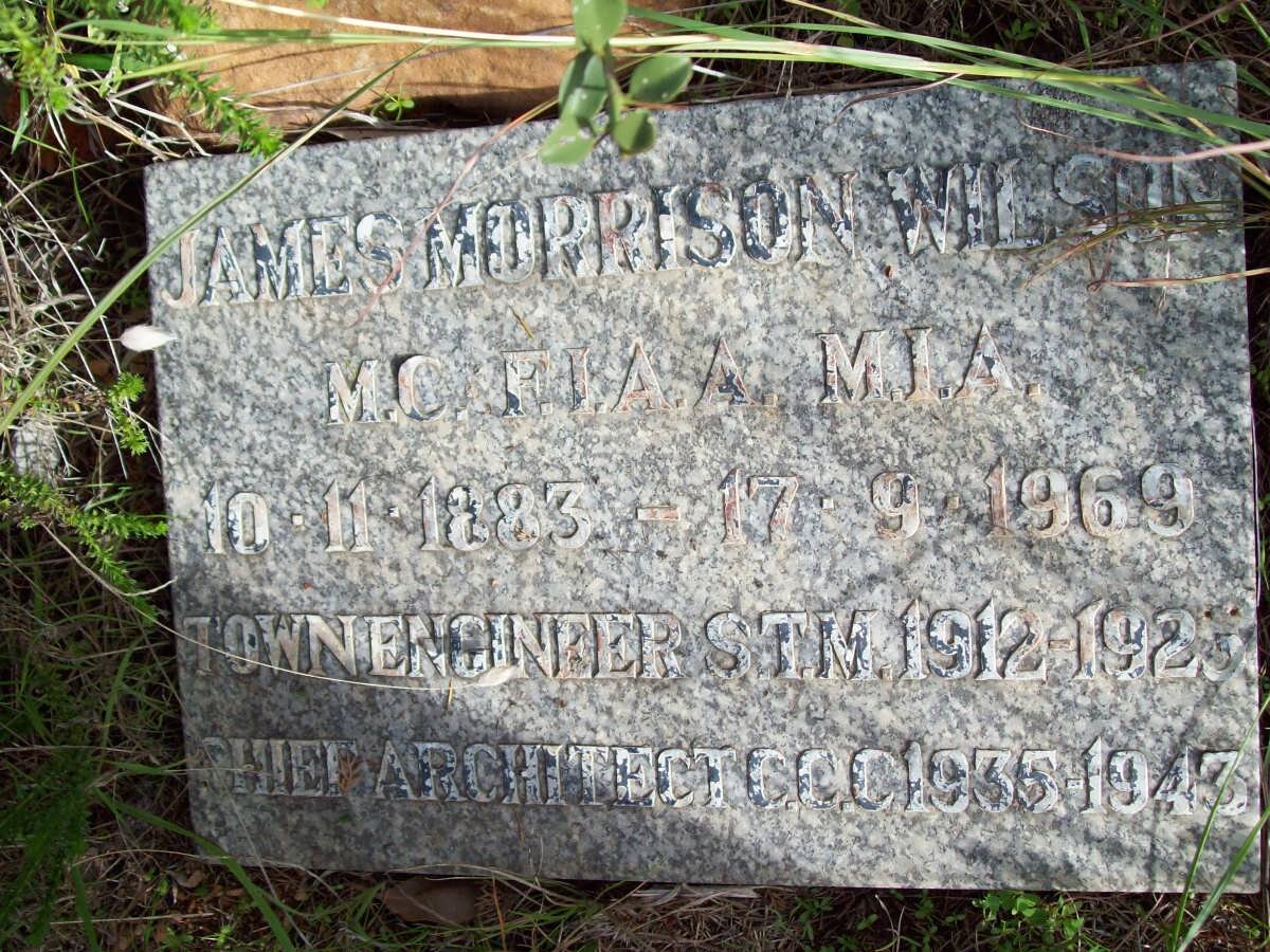 WILSON James Morrison 1883-1969