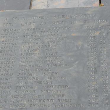 16. H.M.S. Owen Glendower 1826