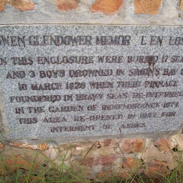 1. Memorial enclosure for H.M.S. OWEN GLENDOWER 1826