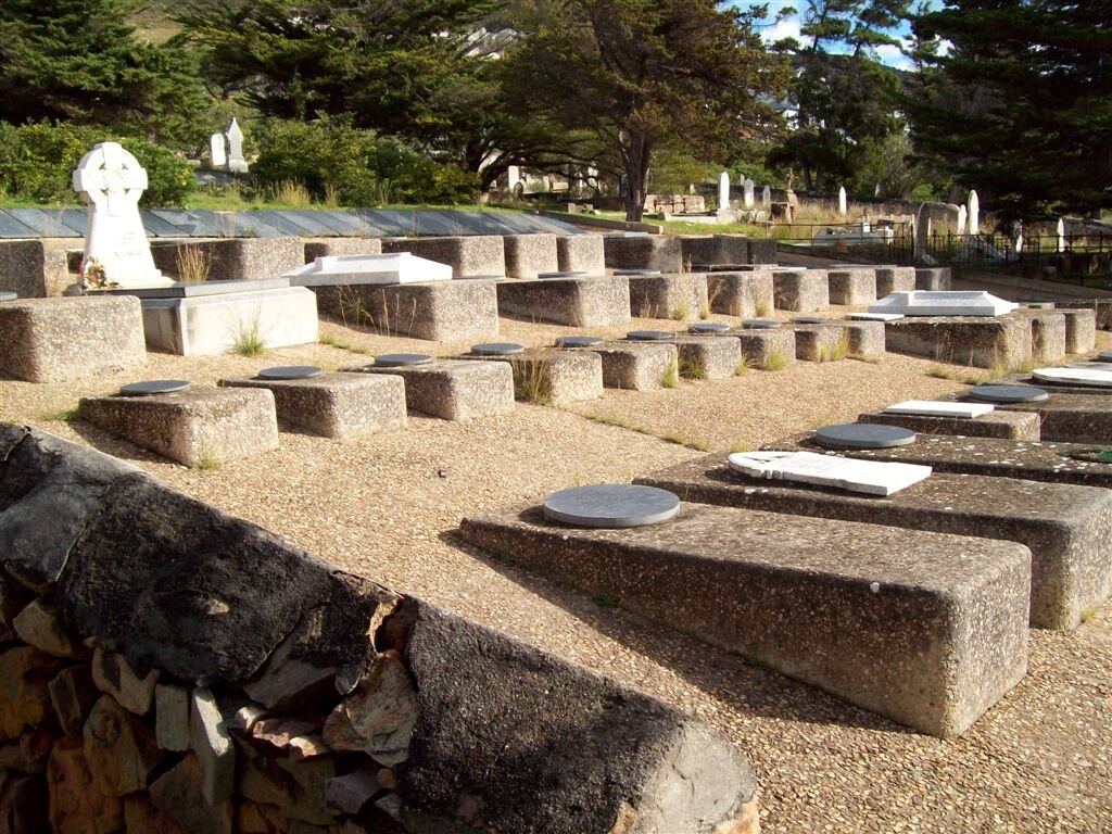 02. View of the Simonstown 1813 cemetery, war graves