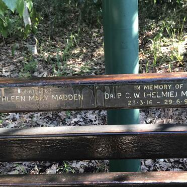 MADDEN P.C.W. 1916-1991 & Kathleen Mary HOFMEYER