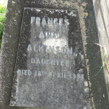 ATKINSON Frances Anne -1905