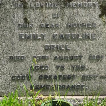 BRILL Emily Caroline -1967