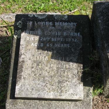 BYRNE Arthur Edwin -1932 &amp; Emma -1934