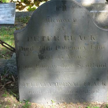 BLACK Peter -1866 :: BLACK Juliata Nornal -1866