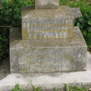 BARNARD Kate S. nee STOUGHTON 1841-1928