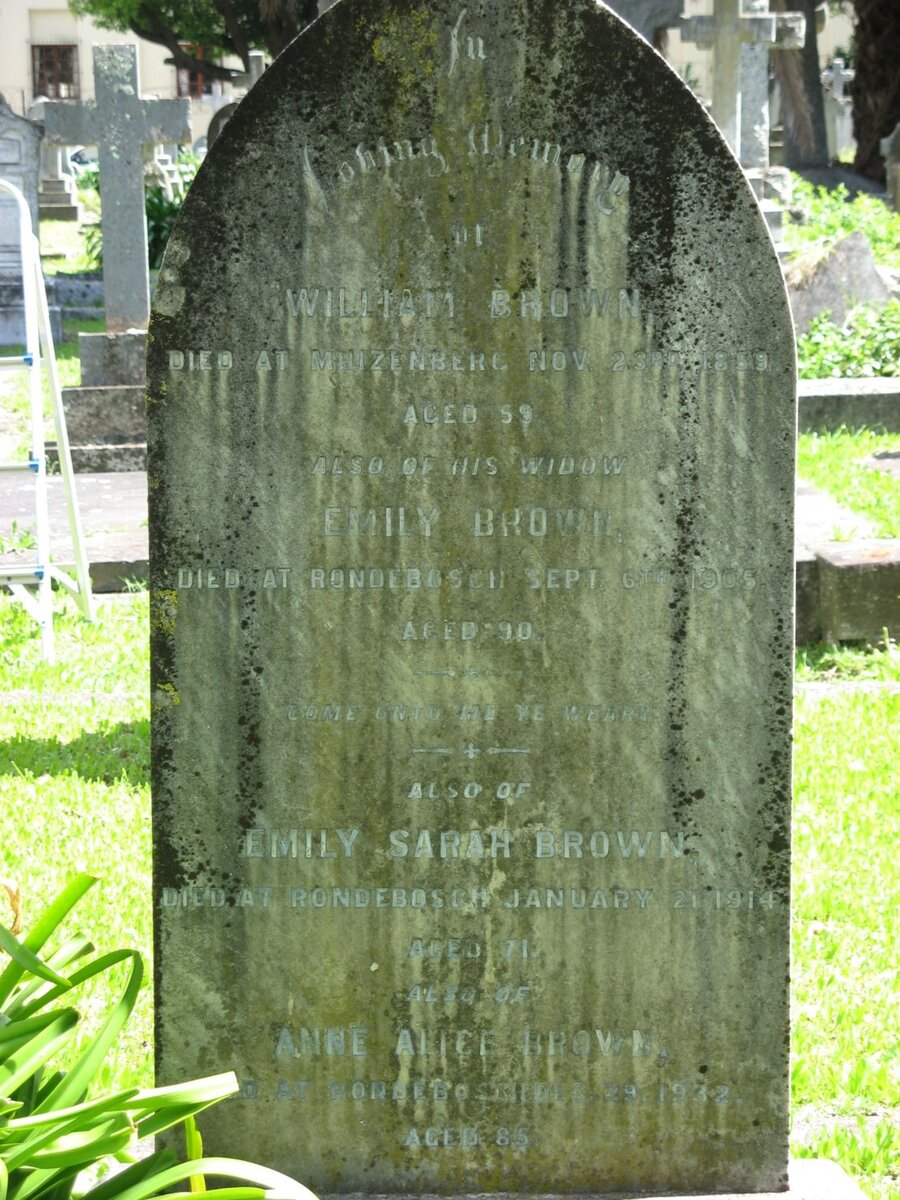BROWN William -1859 &amp; Emily -1905 :: BROWN Emily Sarah -1914 :: BROWN Anne Alice  -1932