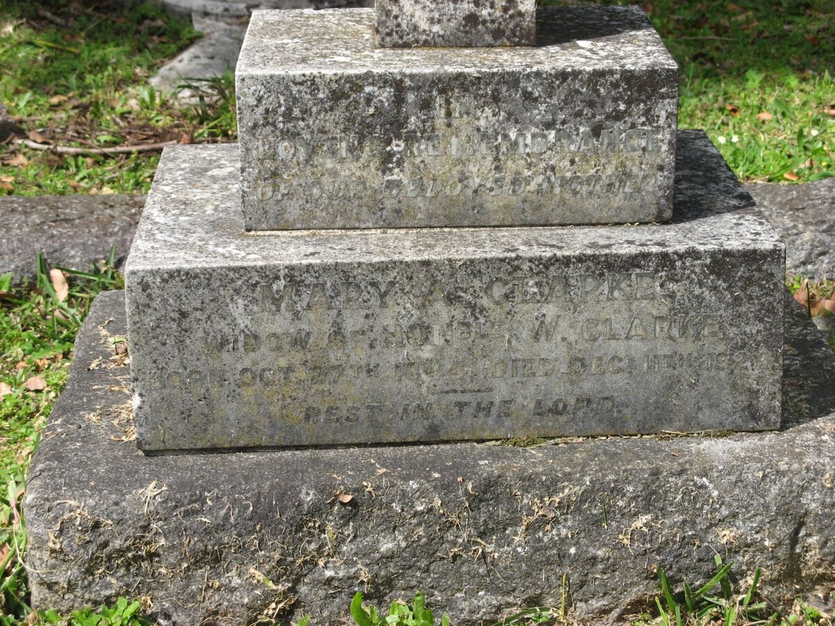 CLARKE Mary A. 1844-1924