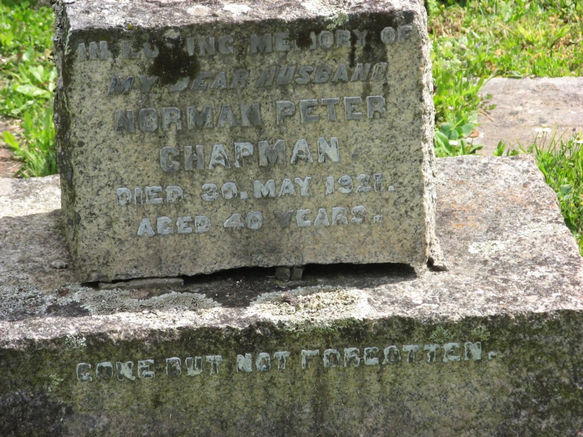 CHAPMAN Norman Peter -1921