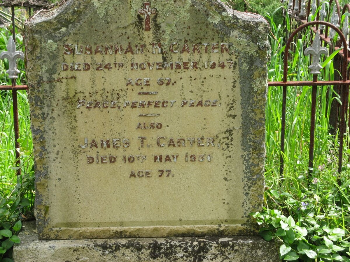 CARTER James T. -1951 &amp; Susannah H. -1947