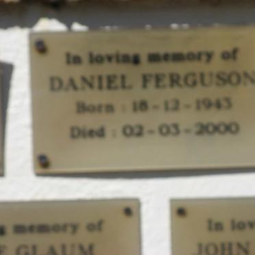 FERGUSON Daniel 1943-2000