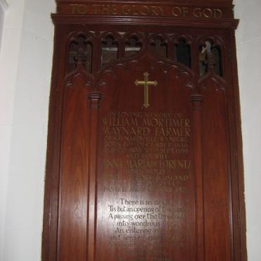 FARMER William Mortimer Maynard 1836-1899 &amp; Anna Maria de Lorentz WOLFE 1842-1927