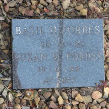 FORBES Basil H. -1985 &amp; Susan M. -1988