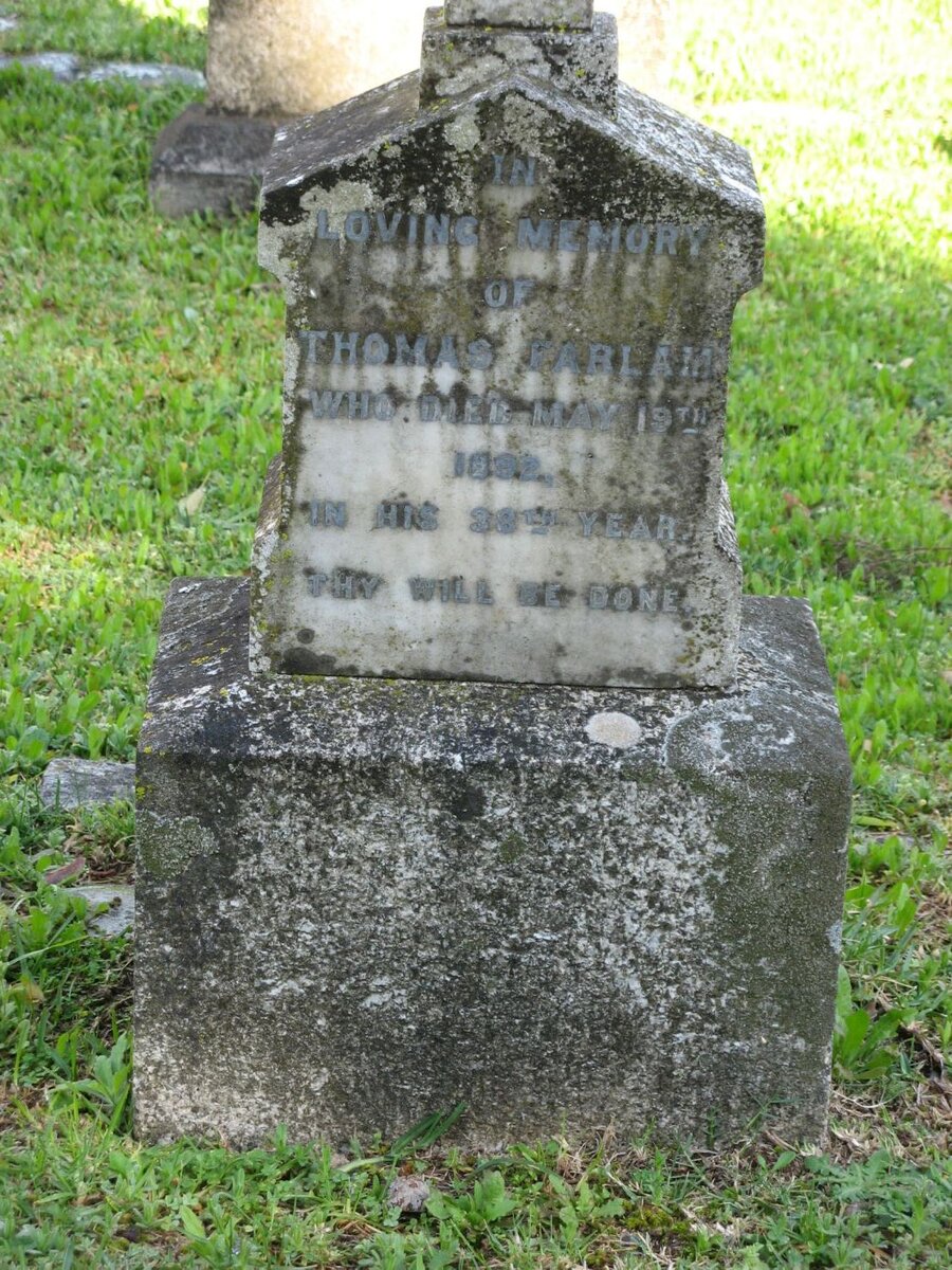 FARLAM Thomas -1892