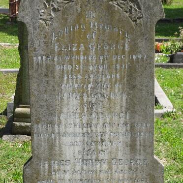 GEORGE James 1836-1931 &amp; Eliza 1847-1931 :: GEORGE James Henry 186?-1946