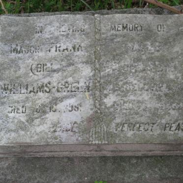 GREEN Frank -1898, WILLIAMS &amp; Mabel Jacobie -19??