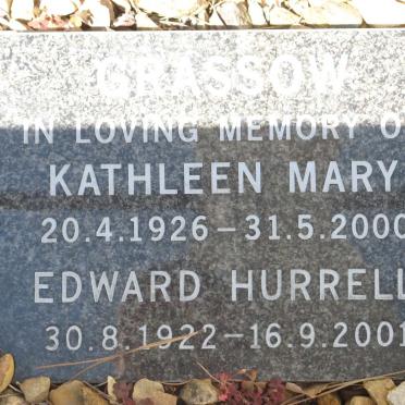 GRASSOW Edward Hurrell 1922-2001 &amp; Kathleen Mary 1926-2000