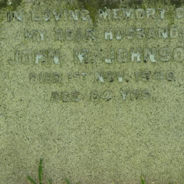 JOHNSON John M. -1946