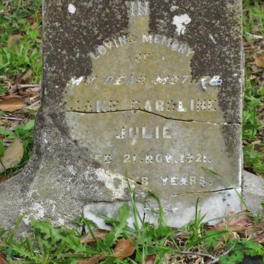 JULIE Jane Caroline -1921