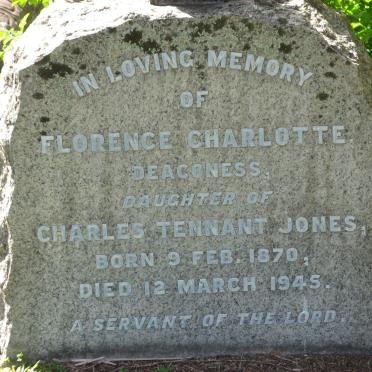 JONES Florence Charlotte 1870-1945