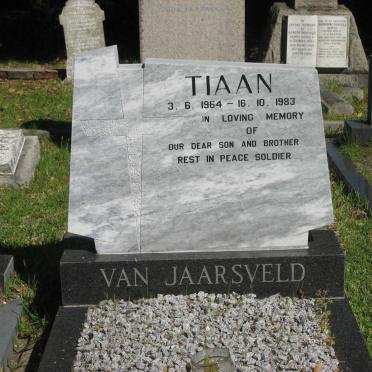 JAARSVELD Tiaan, van 1964-1983