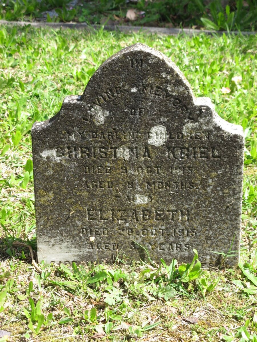 KRIEL Christina -1915 :: KRIEL Elizabeth -1915