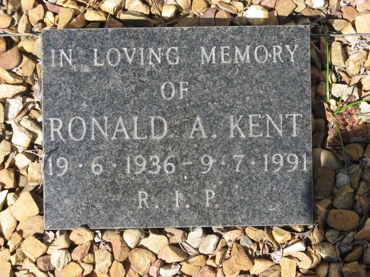 KENT Ronald A. 1936-1991
