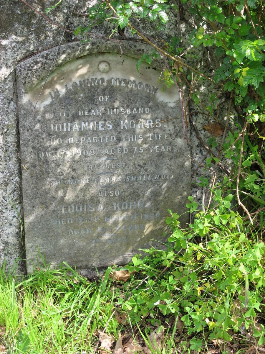 KOHRS Johannes -1908 &amp; Louisa -19??