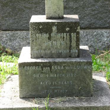 LUDWIG Henry, von -1882