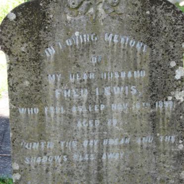 LEWIS Fred -1899