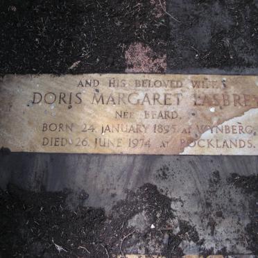 LASBREY Ernest William 1878-1963 &amp; Doris Margaret BEARD 1895-1974