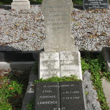 LAWRENCE Sydney George 18?8-1951 &amp; Ethel Florence 1898-1995 :: LAWRENCE Joan 1932-1937