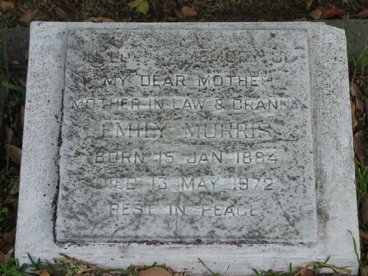 MORRIS Emily 1884-1972